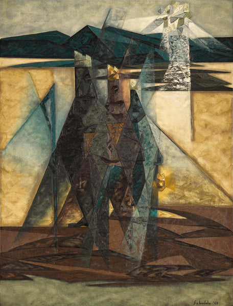 The Journey Of The Magi - Jehangir Sabavala - Indian Modern Masters Painting - Framed Prints