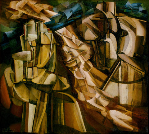 The King and Queen Surrounded by Swift Nudes - Marcel Duchamp Artwork by Tallenge Store