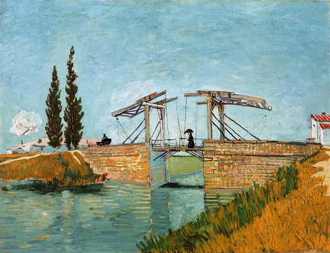 The Langlois Bridge  - Vincent van Gogh Painting - Large Art Prints by Vincent Van Gogh