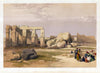 The Memnonium (1847) - David Roberts- - Vintage Orientalist Painting Of Egypt - Framed Prints