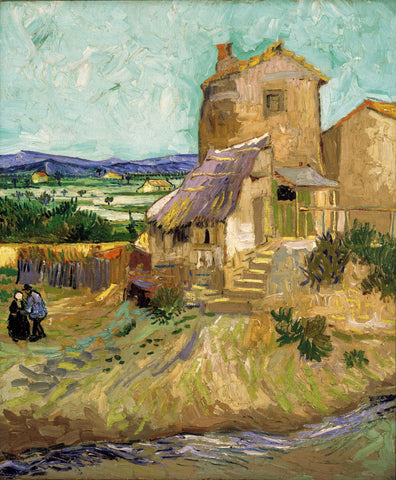The Old Mill - Vincent van Gogh - Painting - Large Art Prints by Vincent Van Gogh