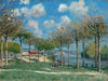 The Seine At Bougival - Alfred Sisley - Impressionist Painting - Canvas Prints
