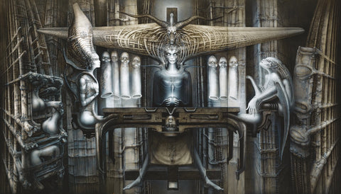 The Spell II  - H R Giger - Sci Fi Poster-2 by H R Giger Artworks