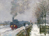 The Train in the Snow - Claude Monet - Impressionist Painting - Posters