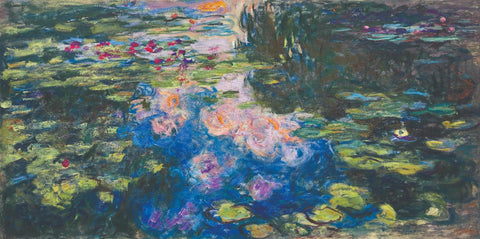The Waterlilies Pond (Le Bassin Aux Nympheas) - Claude Monet Painting by Claude Monet 