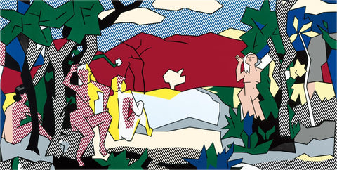 The White Tree (Expressionism) - Roy Lichtenstein - Modern Pop Art Painting - Large Art Prints by Roy Lichtenstein
