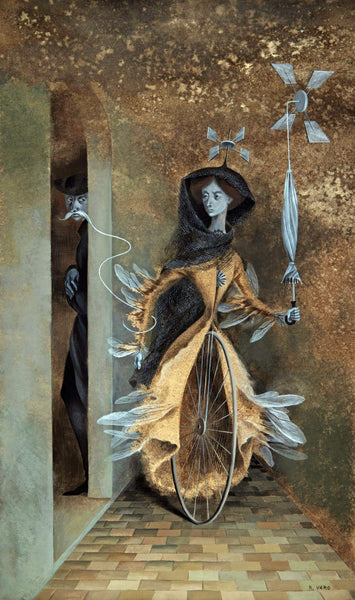 The Winding Roads (Los Caminos Tortuosos) - Remedios Varo - Surrealist Art Painting - Canvas Prints