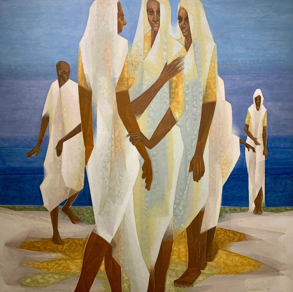 The Women III - Jehangir Sabavala - Indian Masters Painting - Canvas Prints