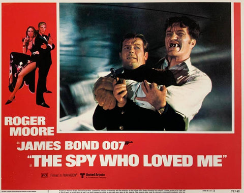 The Spy Who Loved Me - Roger Moore  - James Bond Movie Poster - Large Art Prints by Joel Jerry