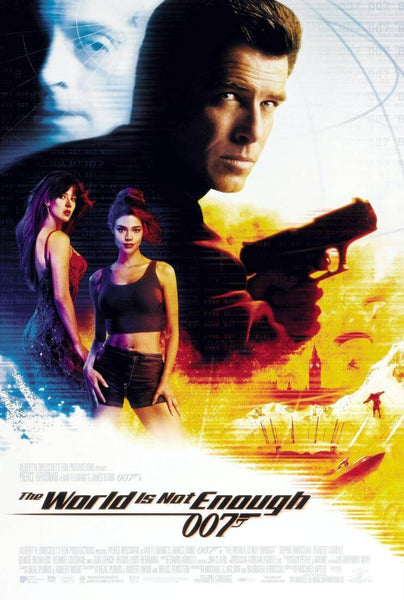 The World Is Not Enough - Pierce Brosnan - James Bond Movie Poster - Framed Prints