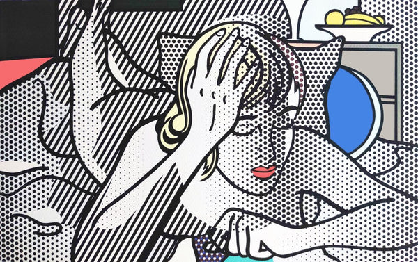 Thinking Nude - Roy Lichtenstein - Pop Art Painting - Art Prints