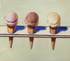 Three Cones - Wayne Thiebaud - Canvas Prints