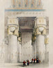 Towering Pillars In The Karnak Temple Complex - David Roberts RA - Vintage Orientalist Painting Of Egypt - Canvas Prints