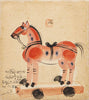 Toy Horse - Nandalal Bose - Bengal School - Indian Painting - Canvas Prints