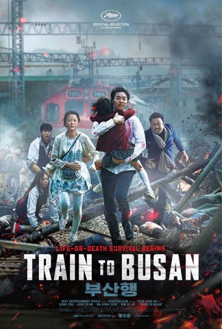Train To Busan - Korean Zombie Movie Poster - Art Prints