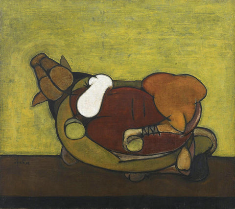 Trussed Bull - Tyeb Mehta by Tyeb Mehta