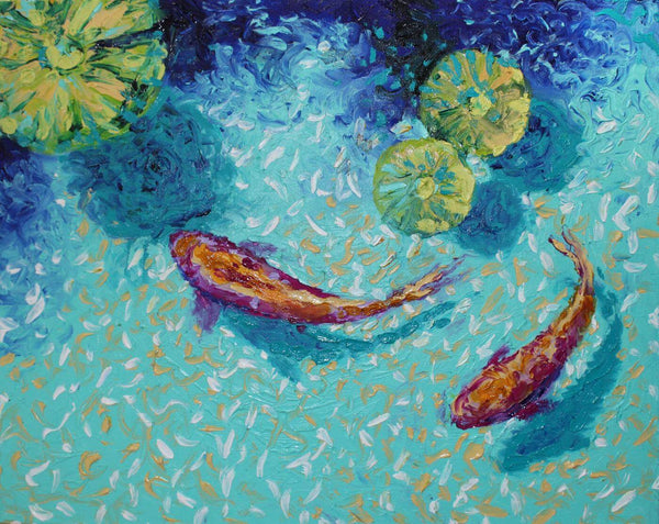 Friendship Fish Examples Two Koi Fish Swimming In Pond - Symbols Of Love And Friendship - Feng ...