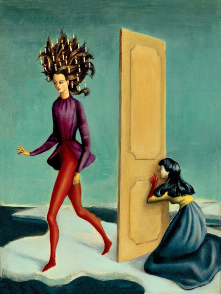 Two Women (Deux Femme) - Leonor Fini - Surrealist Art Painting - Canvas Prints
