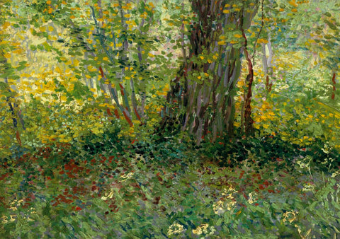 Undergrowth - Vincent van Gogh Painting - Life Size Posters