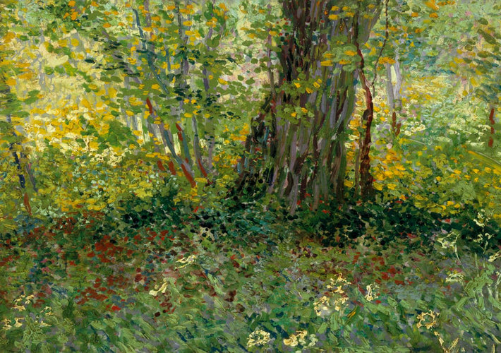 Large Artwork Prints of Undergrowth - Vincent van Gogh Painting - Large Art Prints by Vincent Van Gogh