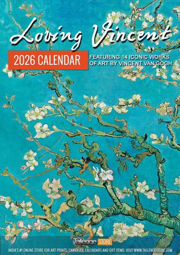 Calendars of 2026 Wall Calendar - Loving Vincent - Vincent van Gogh Artworks by Tallenge Store