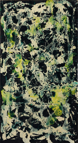 Vertical Composition - Jackson Pollock - Abstract Expressionist Painting - Large Art Prints by Jackson Pollock