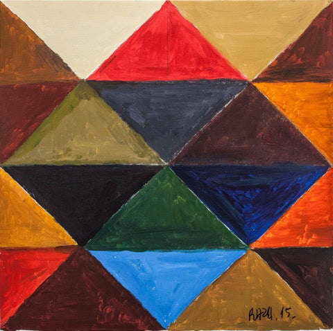 Vinyas - Sayed Haider Raza Painting - Posters