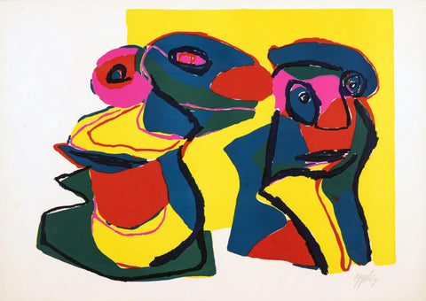 Visage Rouge - Appel - Framed Prints