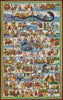 Vishnu Das Avatar - Phad Puranic Painting - Canvas Prints