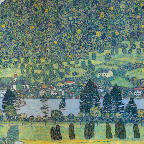 Waldhag Near Unterach In Attersee) - Gustav Klimt - Last Landscape Painting - Framed Prints