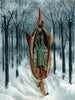 Wandering Skier  (Esquiador Viajero) - Remedios Varo - Surrealist Art Painting - Posters