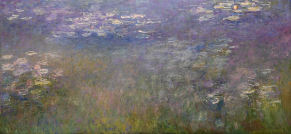 Water Lilies  - Agapanthus (The Nelson-Atkins Museum) - Claude Monet - Impressionist Art Masterpiece Painting - Art Prints