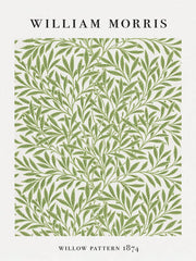 Willow - William Morris Exhibition Poster - Vintage Naturalistic Floral Wall Art