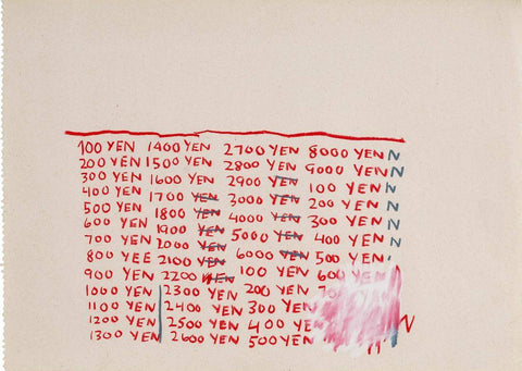 Yen -  Jean-Michael Basquiat - Neo Expressionist Painting by Jean-Michel Basquiat