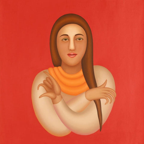 Young Woman by Manjit Bawa
