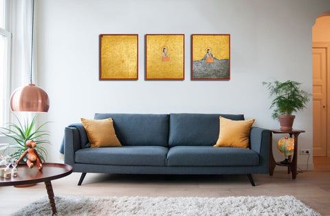 Three Aspects of the Absolute - Art Panels - Set Of 3 Gallery Wrap (16 x 18 inches each) - International - Shipping by Bulaki