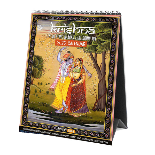 2026 Desk Calendar  - Enchanting Krishna