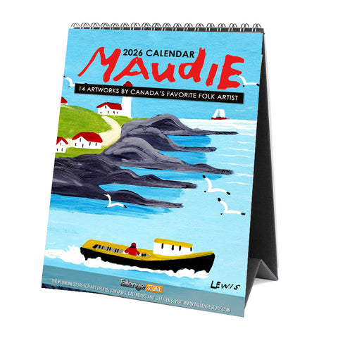 2026 Desk Calendar - Maud Lewis - Canadian Folk  Artworks by Tallenge Store