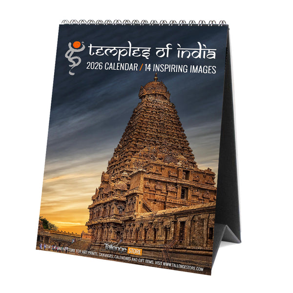 2026 Desk Calendar - Temples Of India