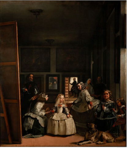 Las Meninas - (The Ladies-in-waiting) Canvas Print Rolled • 21x24 inches(On Sale 25% OFF) by Diego Velazquez