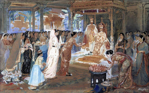 The Coronation - M. V. Dhurandhar - Posters by M. V. Dhurandhar