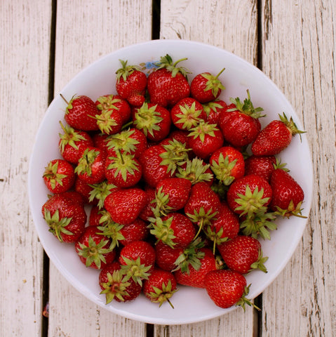 Bowl of Strawberries - Canvas Prints