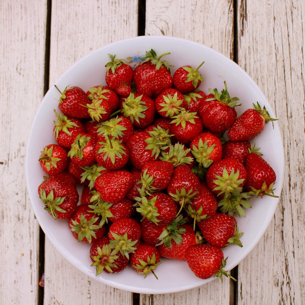 Bowl of Strawberries - Framed Prints