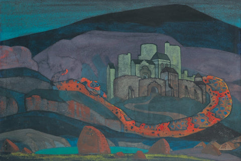 The Doomed City - Posters by Nicholas Roerich