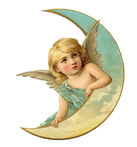 Angel Moon - Framed Prints