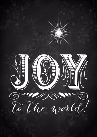 Christmas Quote: Joy - Posters