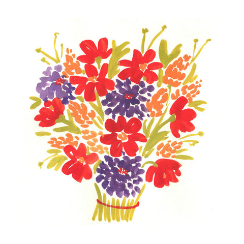 Flower Bouquet - Posters by Sina Irani