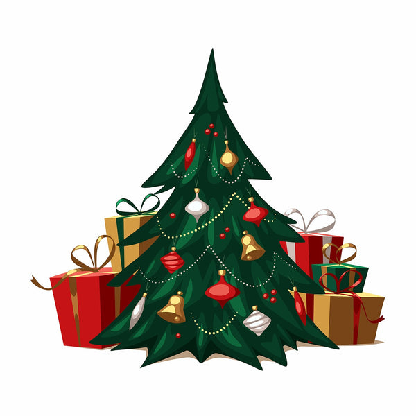 Tree & Presents by Sina Irani | Buy Posters, Frames, Canvas & Digital ...