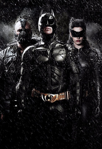 Batman: The Dark Knight Rises Movie Promotional Artwork - Framed Prints
