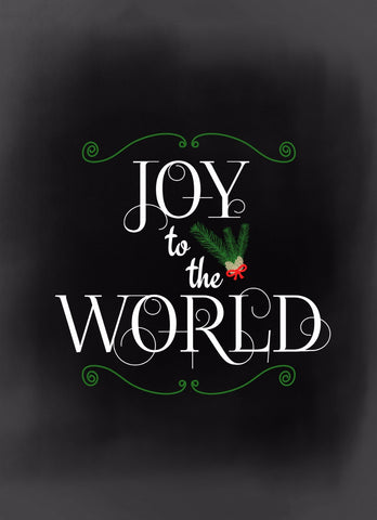 Christmas Quote: Joy - Posters